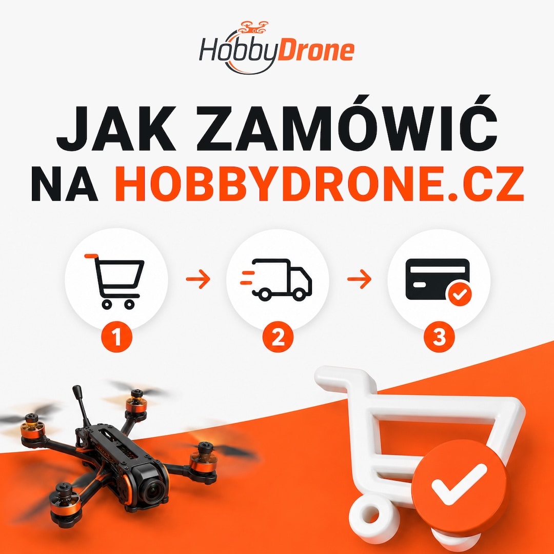 Jak złożyć zamówienie na HobbyDrone.cz: instrukcja krok po kroku