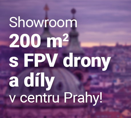 Showroom 200m2 s drony v Praze