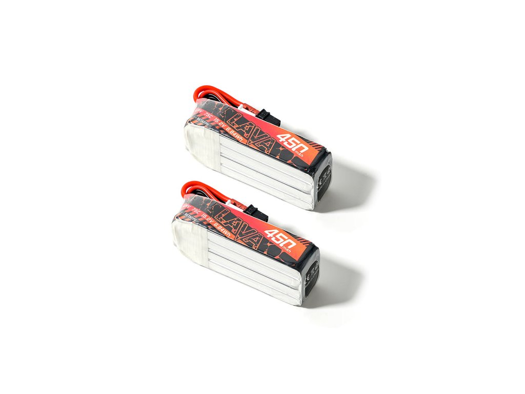 Battery BETAFPV LAVA LiHv 4S 15.2V 450mAh 75C 2PCS na Hobbydrone.cz