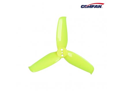 11502 1 propellers gemfan flash 2540 3 pc durable 1 5mm lemon yellow 4ccw 4cw
