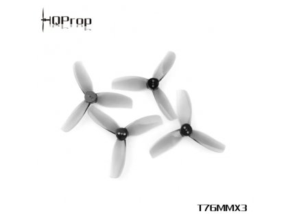 13492 3 propellers hqprop t76mmx3 for cinewhoop grey 2cw 2ccw