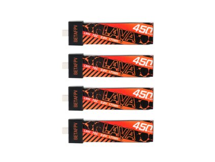 14082 battery betafpv lava lihv 1s 3 8v 450mah 75c 4pcs