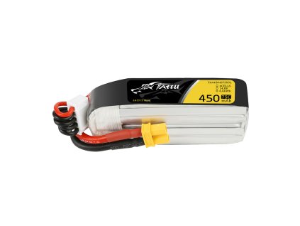 14334 battery tattu lipo 4s 14 8v 450mah 75c with xt30 plug long size for h frame