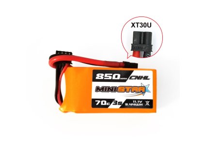 15867 battery cnhl ministar lipo 3s 11 1v 850mah 70c xt30u