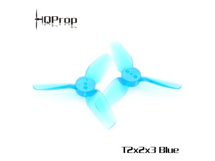16752 propeller hqprop durable t2x2x3 3 blade 2 blue 2ccw 2cw