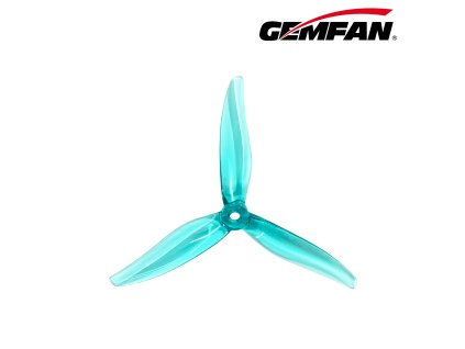 Propeller Gemfan Hurricane MAX 51377 3-Blade 5.1'' Transparent Cyan (2CW+2CCW)