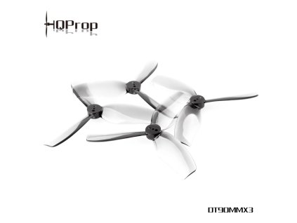 Propellers HQProp Cinewhoop 3-blade 3.5" Grey (2CCW+2CW)
