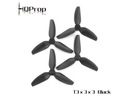 Hélices HQProp Durable tripala 3" Black (2CCW+2CW)