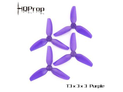 Vrtule HQProp Durable 3-blade 3" LiPurp (2CCW+2CW)