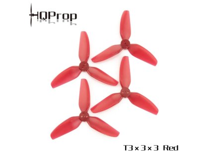 Propellers HQProp Durable 3-blade 3" LiRed (2CCW+2CW)