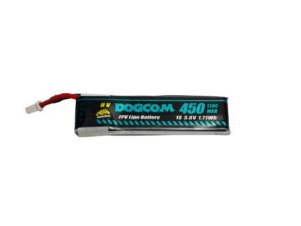 Batería DOGCOM 450mah 1S 3,8V 120C BT2.0 con cables