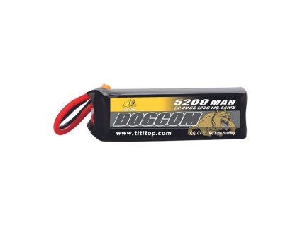 Batteria DOGCOM 5200mAh 6S 120C 22,2V LiPo XT60