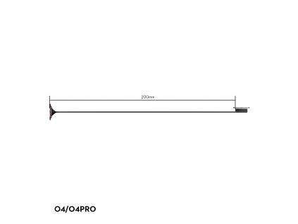 Cable Coaxial FLYWOO O4 / O4Pro 200mm