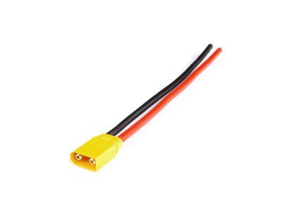 Conector Amass XT90 Macho con cable de silicona 10AWG 20cm