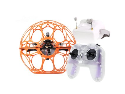FPV Drone Soccer HGLRC Ares DS230 RTF Kit FPV Analog Orange