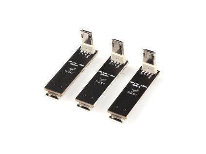 Placa adaptadora USB HGLRC en ángulo recto de 90° en forma de L, 3 uds