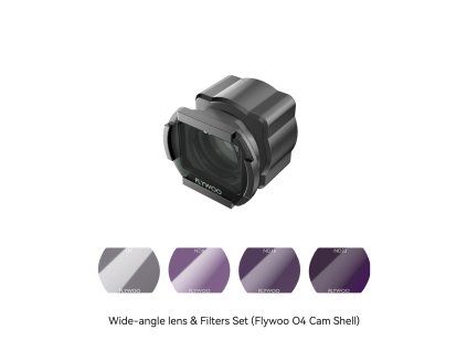 Set de lente gran angular y filtros FLYWOO O4