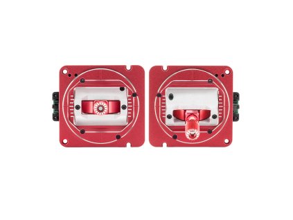 AG02 CNC Hall Gimbals Set RadioMaster Throttle and Centering Red