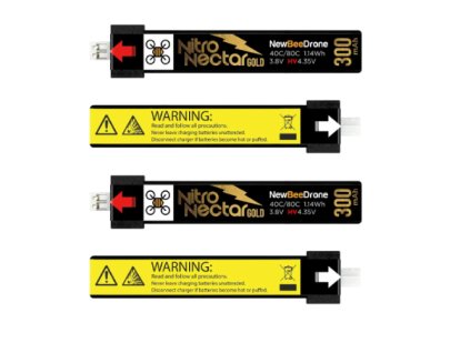 Battery NewBeeDrone Nitro Nectar Gold 300mAh1S HV LiPo (4 pcs)