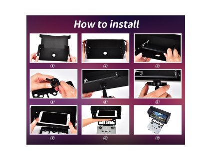 6444 tablet stand sunshade startrc for dji mavic series remote controller