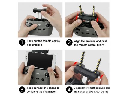 6477 7 antenna signal booster yagi uda startrc 5 8ghz for dji rc n1 remote controller