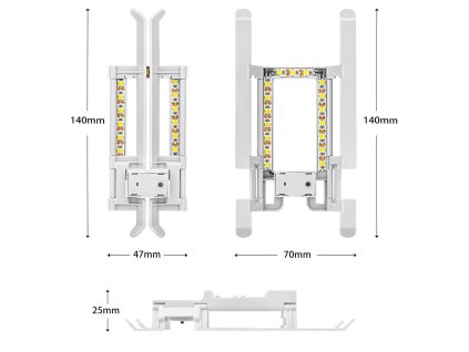 6603 landing gear startrc with auxiliary bottom light for mini 2 se mini 2 mavic mini mini se