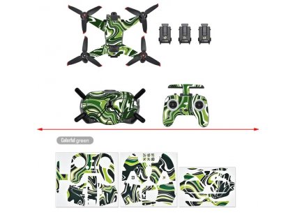 6789 5 body remote controller stikers startrc for dji fpv style 2