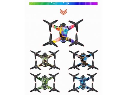 6795 5 body remote controller stikers startrc for dji fpv style 5