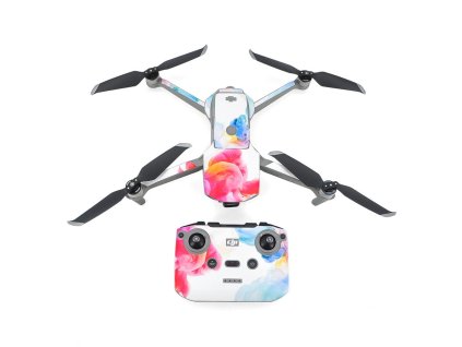 6882 body remote controller stikers startrc for dji mavic air 2 ink painting clouds