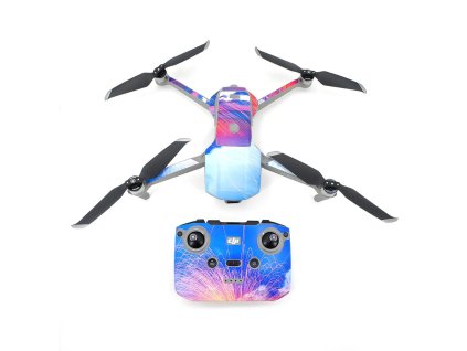 6885 body remote controller stikers startrc for dji mavic air 2 seaside light painting