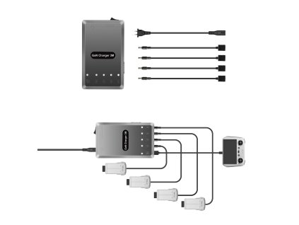 6936 gan charger startrc 6 in 1 for dji mavic 3 classic eu plug
