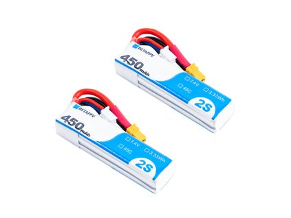 8598 battery betafpv lipo 2s 7 4v 450mah 45c xt30 2pcs
