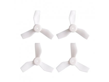 9345 1 propellers gemfan 31mm 3 blade for 65mm frame 1 0mm shaft white 4pcs