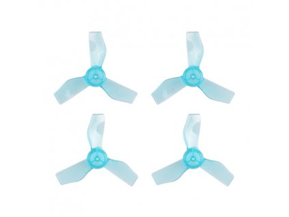 9351 1 propellers gemfan 31mm 3 blade for 65mm frame 1 0mm shaft clear blue 4pcs