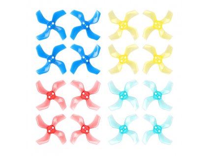 9366 2 propellers betafpv 40mm 4 blade 1 0mm shaft multicolor 16pcs