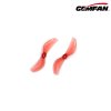 10539 2 propellers gemfan 45mm 2 pc durable 1mm clear red 4ccw 4cw