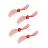 10539 3 propellers gemfan 45mm 2 pc durable 1mm clear red 4ccw 4cw