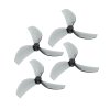 10557 1 propellers gemfan 45mm 3 pc durable 1 5mm clear gray 4ccw 4cw