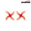10584 2 propellers gemfan 1609 4 40mm pc durable 1mm clear red 4ccw 4cw