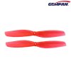 10770 2 propellers gemfan 65mms 2 pc shaft 1mm clear red 4ccw 4cw