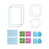 13480 4 tempered glass screen protector film startrc for dji action 3 2pcs pack