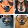 14280 1 neck holder mount startrc for insta360 x3 dji action and gopro cameras