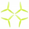 15543 3 propellers iflight nazgul f5 tri blades 2cw 2ccw yellow