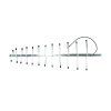 Long Range Antenne Maple Wireless Log-Periodisch SMA-MALE (470-1020 MHz)