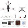 FPV dron HGLRC Rekon Y6 5-inch ELRS Moonlight Kit HD