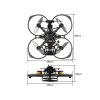 FPV Drone FLYWOO Flylens 85 HD O4 2S BNF ELRS 2.4G  V1.3