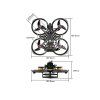 Dron FPV FLYWOO Flylens 75 HD O4 2S ELRS 2.4G V1.4