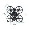 FPV Dron FLYWOO FlyLens 75 HD Walksnail 2S BNF ELRS 2.4G V1.4
