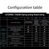 Aereo ad ala fissa ATOMRC THEER Bat Kit