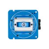 AG02 CNC Hall Gimbal RadioMaster Single Centering Blue